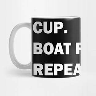 Cup Boat Parade Repeat T-Shirt Mug